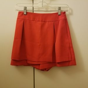 RED TENNIS MINI SKORT